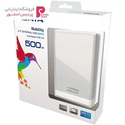 هارددیسک اکسترنال ای دیتا مدل NH13 ظرفیت 500 گیگابایتADATA NH13 External Hard Drive - 500GB