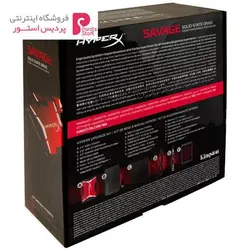 حافظه SSD کینگستون مدل HyperX Savage با ظرفیت 240 گیگابایت به همراه کیت ارتقاKingston HyperX Savage SSD With Upgrade Bundle Kit - 240GB