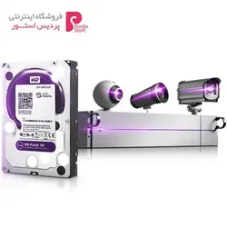 هارددیسک اینترنال وسترن دیجیتال مدل Purple NV WD6NPURX ظرفیت 6 ترابایتWestern Digital Purple NV WD6NPURX Internal Hard Drive 6TB