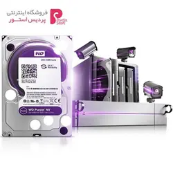 هارددیسک اینترنال وسترن دیجیتال مدل Purple NV WD6NPURX ظرفیت 6 ترابایتWestern Digital Purple NV WD6NPURX Internal Hard Drive 6TB