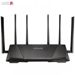 روتر بیسیم گیگابیتی سه بانده ایسوسRT-AC3200Asus RT-AC3200 Tri-Band Wireless Gigabit Router