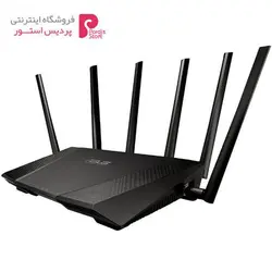روتر بیسیم گیگابیتی سه بانده ایسوسRT-AC3200Asus RT-AC3200 Tri-Band Wireless Gigabit Router