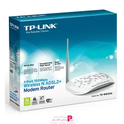 مودم روتر بیسيم تی پی-لينک سری مدل TD-W8151NTP-LINK TD-W8151N 150Mbps Wireless N ADSL2+ Modem Router