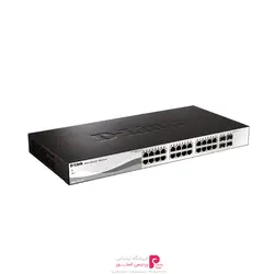 سوييچ 28 پورت گيگابيتی دی-لينک مدل DGS-1210-28D-Link DGS-1210-28 28-Port Gigabit WebSmart Switch with 24 UTP and 4 SFP Ports