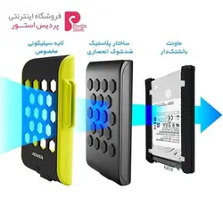 هارد اکسترنال ای دیتا مدل HD720 ظرفیت 2 ترابایتADATA HD720 External Hard Drive - 2TB