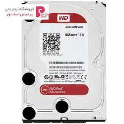 هارد دیسک اینترنال وسترن دیجیتال مدل Red Edition ظرفیت 5 ترابایتWestern Digital Red Edition 5TB 64MB Cache Internal Hard Drive WD50EFRX
