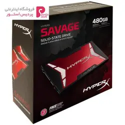 باندل آپگرید SSD کینگستون مدل HyperX Savage ظرفیت 480 گیگابایتKingston HyperX Savage SSD Upgrade Bundle Kit - 480GB