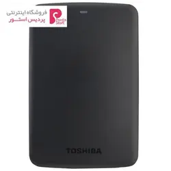 هارد دیسک اکسترنال توشیبا مدل Canvio Basics ظرفیت 500 گیگابایتToshiba Canvio Basics External Hard Drive - 500GB