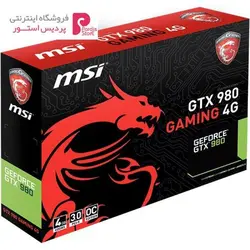 کارت گرافیک ام اس آی مدل GTX 980 GAMING 4GMSI GTX 980 GAMING 4G Graphics Card