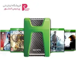 هارددیسک اکسترنال ای دیتا مدل HD650X ظرفیت 2 ترابایتADATA HD650X External Hard Drive - 2TB