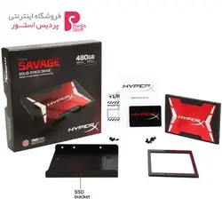 حافظه SSD کینگستون مدل HyperX Savage ظرفیت 480 گیگابایتKingston HyperX Savage SSD Drive - 480GB