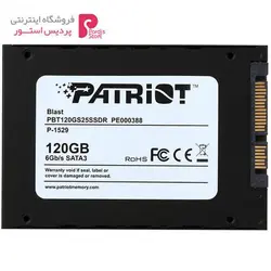 حافظه SSD پتریوت مدل Blast ظرفیت 120 گیگابایتPatriot Blast SSD Drive - 120GB