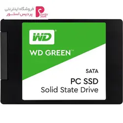 حافظه SSD وسترن دیجیتال مدل GREEN WDS240G1G0A ظرفیت 240 گیگابایتWestern Digital GREEN WDS240G1G0A SSD Drive - 240GB