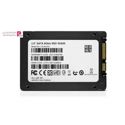 اس اس دی ای دیتا مدل SU650 ظرفیت 240 گیگابایتAdata SU650 SSD - 240GB