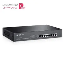 سوییچ 8 پورت گیگابیتی دسکتاپ رکمونت تی پی-لینک به همراه 8 پورت PoE مدل TL-SG1008PETP-LINK TL-SG1008PE 8-Port Gigabit Desktop/Rackmount 8-Port PoE Plus Switch