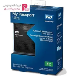 هارددیسک اکسترنال وسترن دیجیتال مدل مای پاسپورت آلترا ظرفیت 1 ترابایتWestern Digital My Passport Ultra External Hard Drive - 1TB