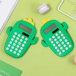 ماشین حساب فانتزی طرح توت فرنگی و کاکتوس