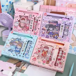 ست 16 تکه استیکر و واشی به همراه کاتر فشاری NIKO