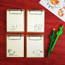 برگه یاداشت با زیردستی little shell طرح حیوانات