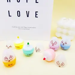 ست مینی هایلایت 6 رنگ طرح تخم مرغ ایموجی