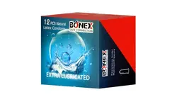 کاندوم بونکس مدل Extra Lubricated بسته 12 عددی