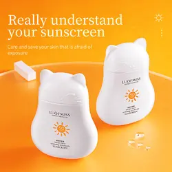 کرم ضد آفتاب لوفمیس SPF50 روشن کننده و ضد چروک LUOFMISS