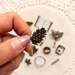 ست استیکر تزیینی پاییزی - ست 4 عددی برچسب پاییزی