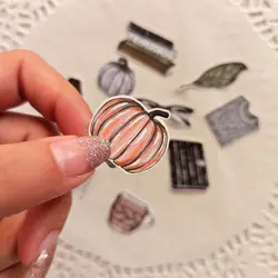 ست استیکر تزیینی پاییزی - ست 4 عددی برچسب پاییزی