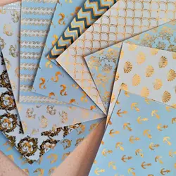 کاغذ تم ساز طرح دریای آبی