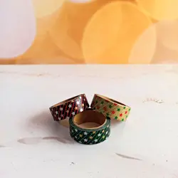 چسب واشی - نوار چسب طرح دار کریسمسی