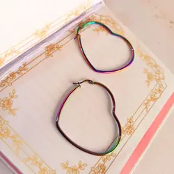 گوشواره هولوگرامی - طرح قلب