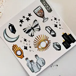 ست استیکر دارک وایبز