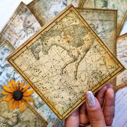 کاغذ وینتیج نجوم - تم ساز طرح نجوم