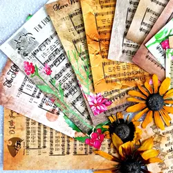 کاغذ تم ساز موسیقی کریسمس | پک کاغذ طرح دار موسیقی کریسمس