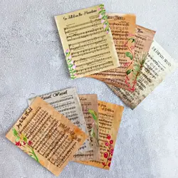 کاغذ تم ساز موسیقی کریسمس | پک کاغذ طرح دار موسیقی کریسمس