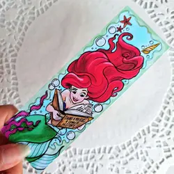 بوکمارک پری دریایی کوچولو - the little mermaid bookmark