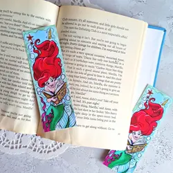 بوکمارک پری دریایی کوچولو - the little mermaid bookmark