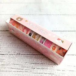 چسب واشی 10 عددی فانتزی | پک چسب طرح دار رنگی رنگی