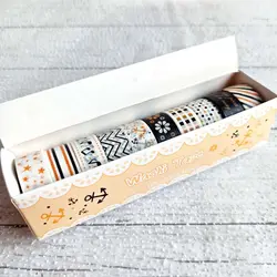 چسب واشی 10 عددی فانتزی | پک چسب طرح دار رنگی رنگی