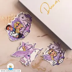 استیکر باربی ( جادوی اسب بالدار ) – ست 3 عددی