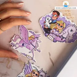 استیکر باربی ( جادوی اسب بالدار ) – ست 3 عددی