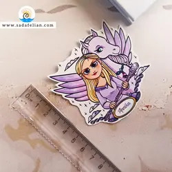 استیکر باربی ( جادوی اسب بالدار ) – ست 3 عددی