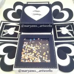 جعبه سوپرایز طرح تولد