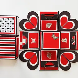 جعبه سوپرایز طرح عاشقانه