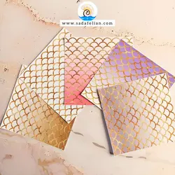 کاغذ اسکرپ بوک طرح پولک | ست کاغذ اسکرپ بوک 5 عددی