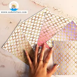 کاغذ اسکرپ بوک طرح پولک | ست کاغذ اسکرپ بوک 5 عددی