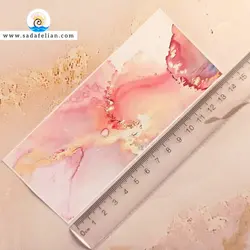 ست کاغذ تم ساز طرح ماربل صورتی روشن و صورتی تیره | ست ۴ عددی