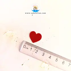 قلب مخملی - پک قلب مخمل قرمز