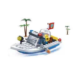 ساختنی مدل قایق موتوری پلیس 62 قطعه کد 7019 بن بائو