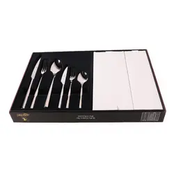 سرویس قاشق‌ و‌ چنگال 36 پارچه کلاسیک اورینت چینی زرین